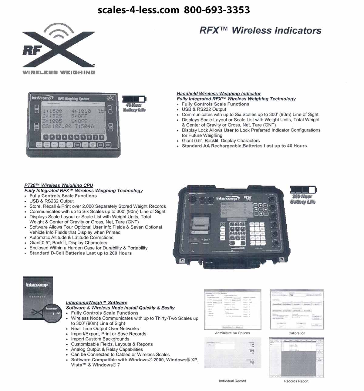 Intercomp PT20 CPU With Printer 101221-RFX