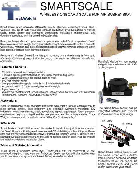 TRUCKWEIGHT Air Suspension Sensor W/Fittings