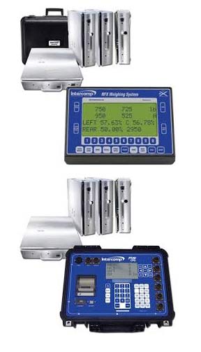 Intercomp SW Series 4-Pad Portable Vehicle Scale System